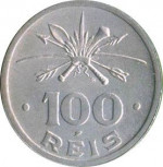 100 reis - République du Brésil