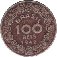 100 reis - Republic of Brazil