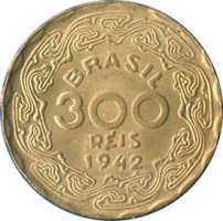 300 reis - Republic of Brazil