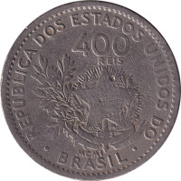 400 reis - République du Brésil