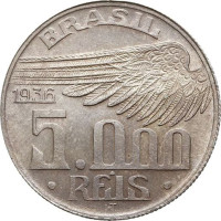 5000 reis - Republic of Brazil