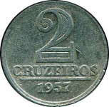 2 cruzeiros - République du Brésil