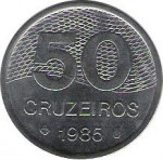 50 cruzeiros - République du Brésil
