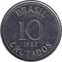 10 cruzeidos - République du Brésil