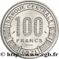 100 francs - République du Congo