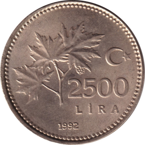 2500 lira - République