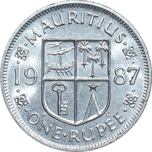 1 rupee - République