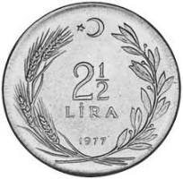 2 1/2 lira - Republic