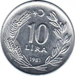 10 lira - République