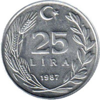 25 lira - République