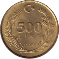500 lira - République