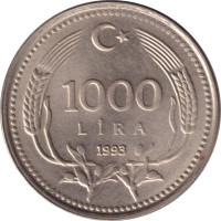 1000 lira - République