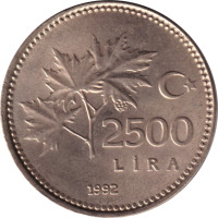 2500 lira - Republic
