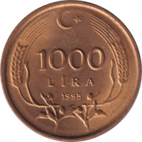1000 lira - République
