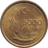 5000 lira - Republic
