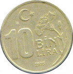10000 lira - République