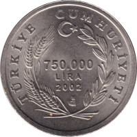750000 lira - République
