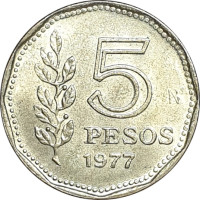 5 pesos - Republic