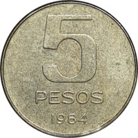 5 pesos - Republic
