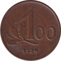 100 kronen - République