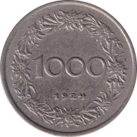 1000 kronen - République