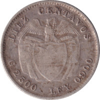 10 centavos - République de Colombie