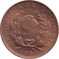 1 centavo - République de Colombie