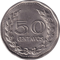 50 centavos - République de Colombie