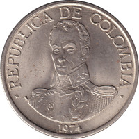 1 peso - République de Colombie