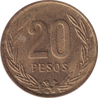 20 pesos - République de Colombie