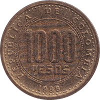 1000 pesos - République de Colombie