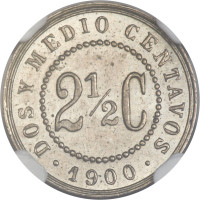 2 1/2 centavos - République de Colombie