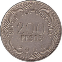 200 pesos - République de Colombie
