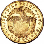 10 pesos - République de Nouvelle-Grenade