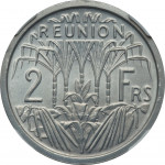 2 francs - Réunion
