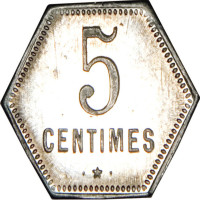 5 centimes - Reunion