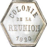 5 centimes - Reunion