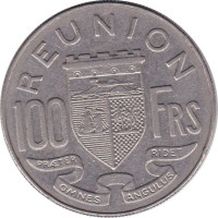 100 francs - Reunion