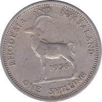1 shilling - Rhodésie et Nyasaland