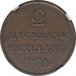 2 rigsbankskilling - Rigsbankdaler