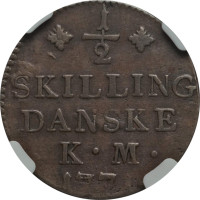 1/2 skilling - Rigsbankdaler
