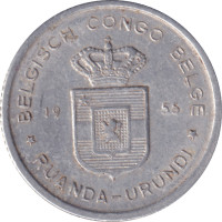 50 centimes - Ruanda Urundi