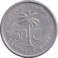 50 centimes - Ruanda Urundi