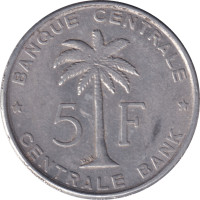 5 francs - Ruanda Urundi