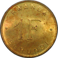 1 franc - Ruanda-Urundi