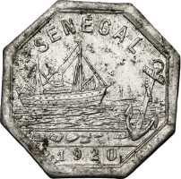 5 centimes - Rufisque