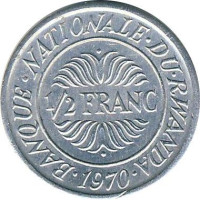 1/2 franc - Rwanda