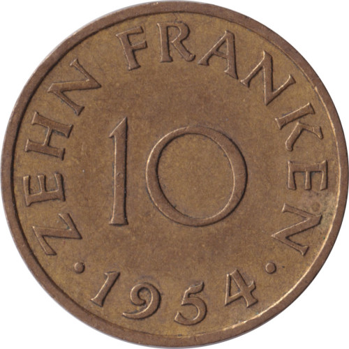 10 franken - Sarre