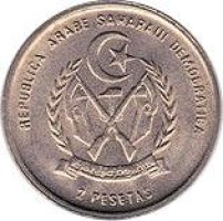 2 pesetas - Sahara Occidental
