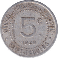 5 centimes - Saint Gaudens